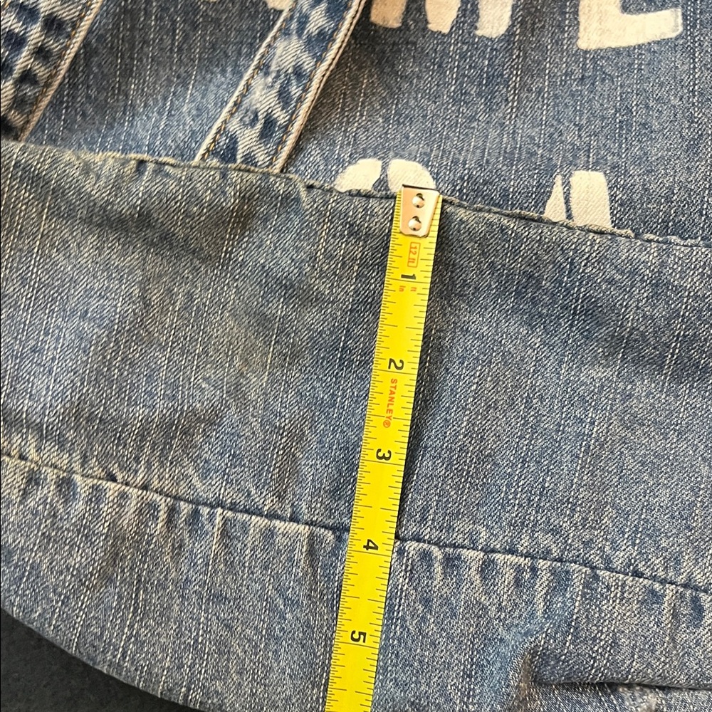 🚫SOLD🚫American Eagle Outfitters Blue Denim Tote - Picture 5 of 7